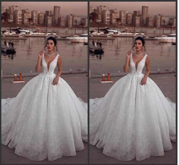 new beach v neck country lace ball gown wedding dresses 2019 vintage gothic african bridal gowns abito da sposa, White
new beach v neck country lace ball gown wedding dresses 2019 vintage gothic african bridal gowns abito da sposa, White
