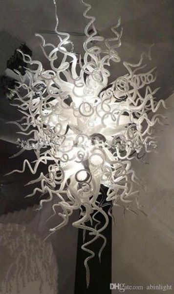 100% handmade white blown murano glass chandeliers led light source ac 110v 120v 220v 240v modern art chandelier for villa decor
100% handmade white blown murano glass chandeliers led light source ac 110v 120v 220v 240v modern art chandelier for villa decor