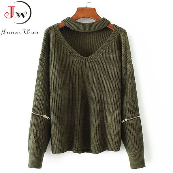 v-hals gebreide trui herfst winter vrouwen solid casual lange mouw rits truien breien jumper sueter feminino, White;black
v-hals gebreide trui herfst winter vrouwen solid casual lange mouw rits truien breien jumper sueter feminino, White;black