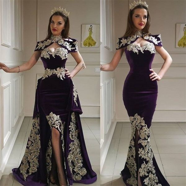 2020 mermaid evening dresses with detachable train high-neck high-split ruffle prom dress applique sequin satin custom made party gown, Black;red
2020 mermaid evening dresses with detachable train high-neck high-split ruffle prom dress applique sequin satin custom made party gown, Black;red