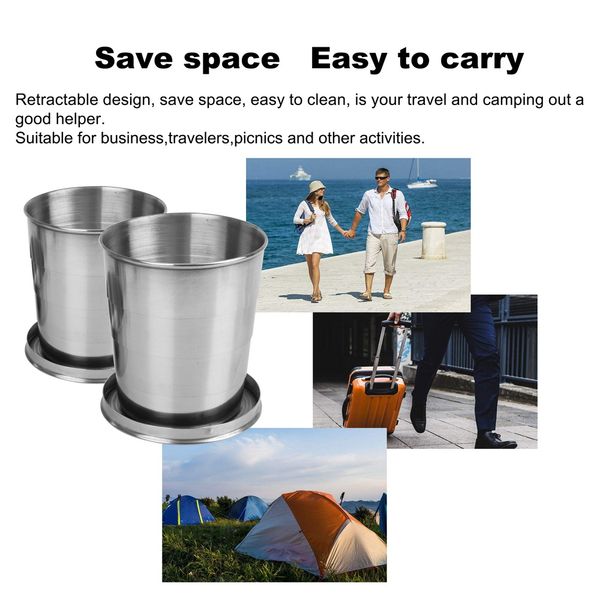 stainless steel folding cup with keychain retractable telescopic collapsible cups portable for outdoor travel
stainless steel folding cup with keychain retractable telescopic collapsible cups portable for outdoor travel