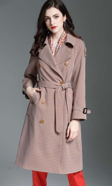 women england plus-long trench coat/small check brand design double breasted slim belted trench for women b89z162f340 s-xxl, Tan;black
women england plus-long trench coat/small check brand design double breasted slim belted trench for women b89z162f340 s-xxl, Tan;black