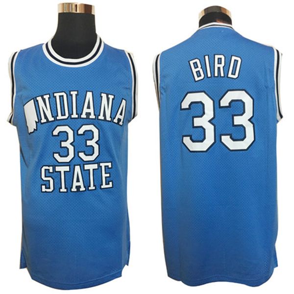 indiana state sycamores larry bird 33 blue ncaa college basketball jersey throwback mens basketball shrts, Black
indiana state sycamores larry bird 33 blue ncaa college basketball jersey throwback mens basketball shrts, Black