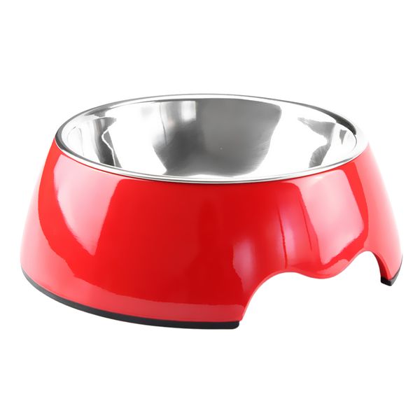 creative pet feeding bowl, stainless steel pet food container with non-slip rubber base small pet bowls feeder - 5 colors
creative pet feeding bowl, stainless steel pet food container with non-slip rubber base small pet bowls feeder - 5 colors