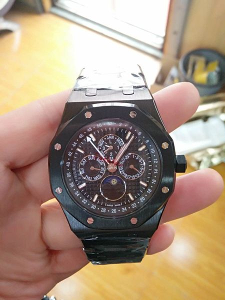 2019 Часы высокого качества мужские часы черного цвета из нержавеющей стали механи
2019 Часы высокого качества мужские часы черного цвета из нержавеющей стали механи