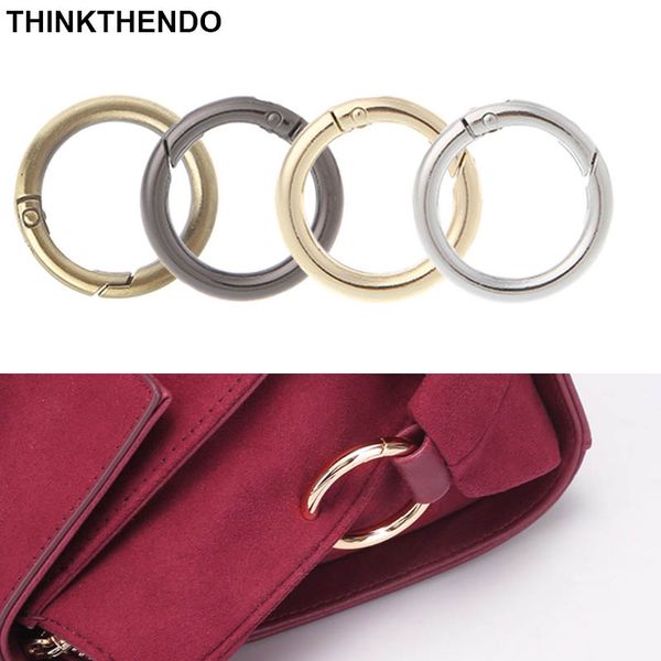 5 pcs/set round ring circle spring snap for diy keyring hook bag buckle handbag purse inner diameter 2.5cm /3.2cm, Black
5 pcs/set round ring circle spring snap for diy keyring hook bag buckle handbag purse inner diameter 2.5cm /3.2cm, Black