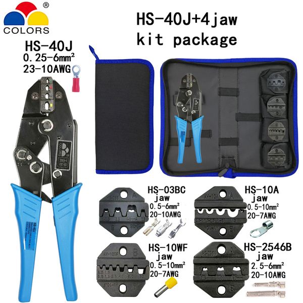 hs-40j/03bc/10a/10wf/2546b crimping pliers kit 4 jaw for insulation/non-insulation/tube/pulg/mc4 terminals electrical tools
hs-40j/03bc/10a/10wf/2546b crimping pliers kit 4 jaw for insulation/non-insulation/tube/pulg/mc4 terminals electrical tools