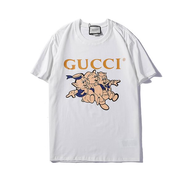 2019 new fashion piggy brands street wear europe paris fashion men t shirt cotton tshirt luxurys women tee t-shirt s-2xl 11, White;black
2019 new fashion piggy brands street wear europe paris fashion men t shirt cotton tshirt luxurys women tee t-shirt s-2xl 11, White;black