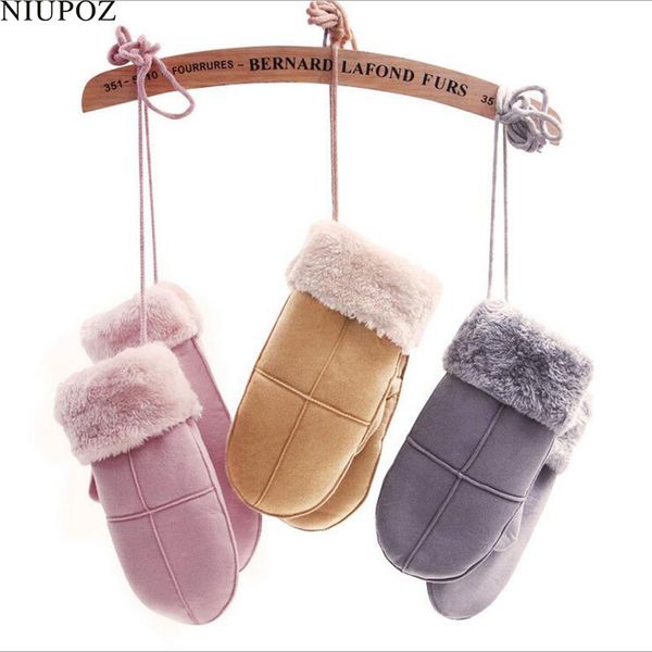 winter thick faux wool sheepskin gloves halter mittens fashion wind suede leather fur women famale warmer gloves g128, Blue;gray
winter thick faux wool sheepskin gloves halter mittens fashion wind suede leather fur women famale warmer gloves g128, Blue;gray