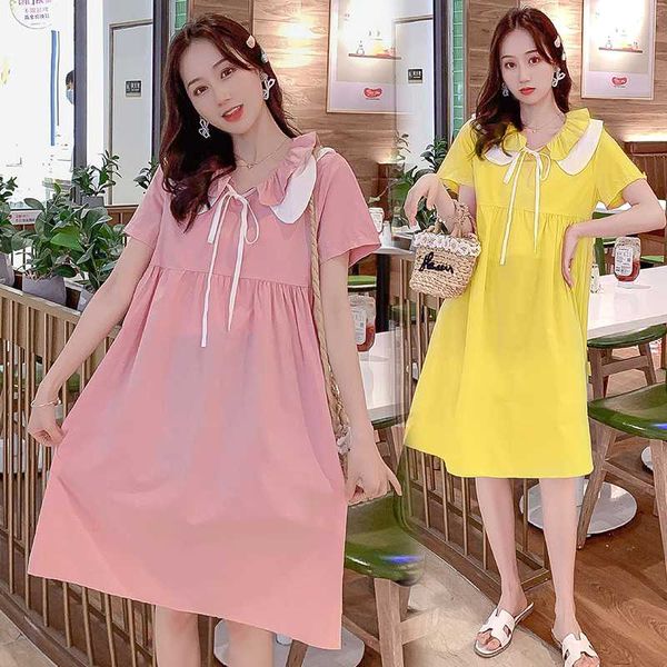 maternity dresses 9382# clothes summer cotton short sleeve turn down loose stylish dress for pregnant women mom, White
maternity dresses 9382# clothes summer cotton short sleeve turn down loose stylish dress for pregnant women mom, White