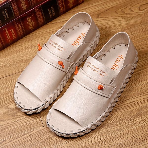 summer outdoor beach sneaker hand made slip-on men leisure sandals pu leather sandals for mens beige men walking, Black
summer outdoor beach sneaker hand made slip-on men leisure sandals pu leather sandals for mens beige men walking, Black