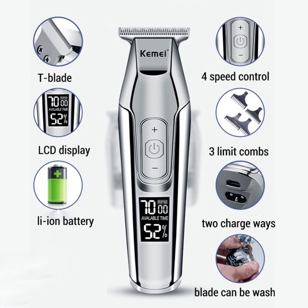 kemei barber professional hair clipper lcd display maquina de cortar cabelotrimmer for men haircut machine bwkf vlbew
kemei barber professional hair clipper lcd display maquina de cortar cabelotrimmer for men haircut machine bwkf vlbew