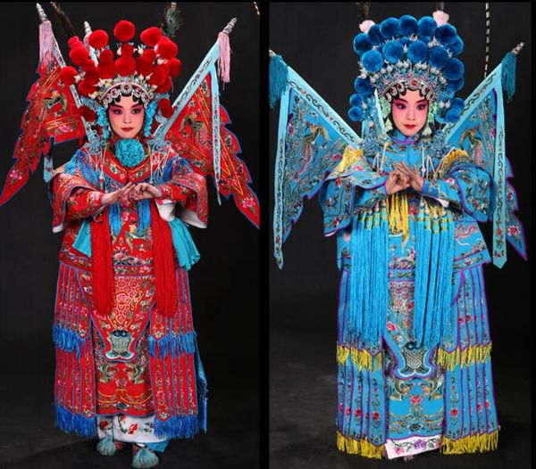 beijing opera peking opera hua dan costume children's day performance drama mu guiying the girl's assistant nv kao height 1.2-1.5m, Red
beijing opera peking opera hua dan costume children's day performance drama mu guiying the girl's assistant nv kao height 1.2-1.5m, Red