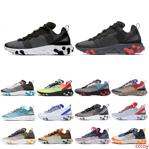 2020 react element 55 87 running shoes for mens womens tour yellow triple black white royal tint sail women sports sneakers size 36-45
2020 react element 55 87 running shoes for mens womens tour yellow triple black white royal tint sail women sports sneakers size 36-45
