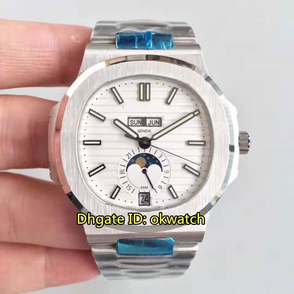 watches nautilus annual calendar moon phase cal.324 s qa lu 24 h automatic mens watch 5726/1a-010 white dial stainless steel strap, Slivery;brown
watches nautilus annual calendar moon phase cal.324 s qa lu 24 h automatic mens watch 5726/1a-010 white dial stainless steel strap, Slivery;brown