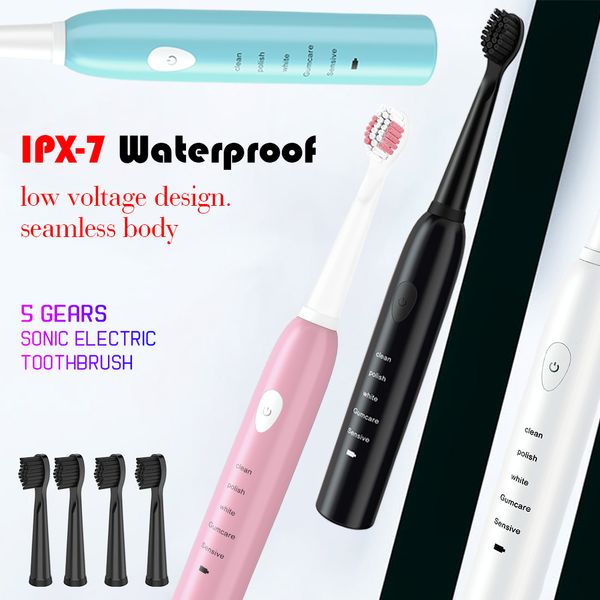 electric toothbrush sonic wave rechargeable smart chip toothbrush head replaceable whitening 41000time/min healthy tooth brush
electric toothbrush sonic wave rechargeable smart chip toothbrush head replaceable whitening 41000time/min healthy tooth brush