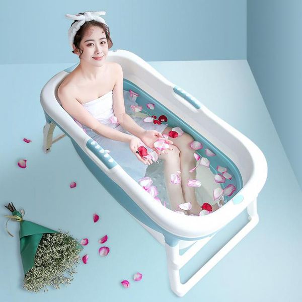 foldable bathtub bath artifact bath barrel thickening dual female body adult
