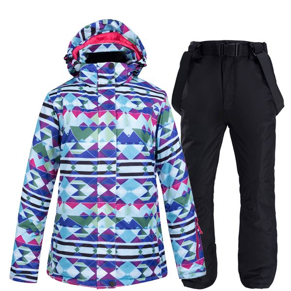 snow suit set snowboarding clothing girls winter costume winter outdoor waterproof windproof snow jacket + pant women 
snow suit set snowboarding clothing girls winter costume winter outdoor waterproof windproof snow jacket + pant women