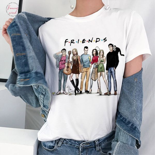 2020 new vogue kawaii female clothing friends t shirt camiseta mujer casual harajuku streetwear tracksuit vintage women shirt, White
2020 new vogue kawaii female clothing friends t shirt camiseta mujer casual harajuku streetwear tracksuit vintage women shirt, White