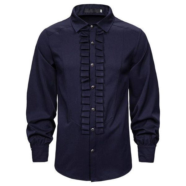 men's vintage shirt steampunk victorian renaissance solid retro evening party blouse long sleeve jabot collar shirt men, White;black
men's vintage shirt steampunk victorian renaissance solid retro evening party blouse long sleeve jabot collar shirt men, White;black