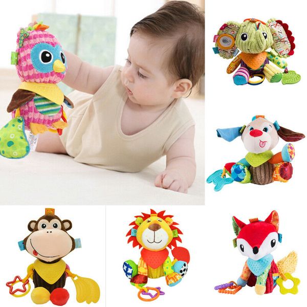 cartoon baby rattles newborn baby doll infant animal soft rattles teether hanging bell plush bebe toys
cartoon baby rattles newborn baby doll infant animal soft rattles teether hanging bell plush bebe toys