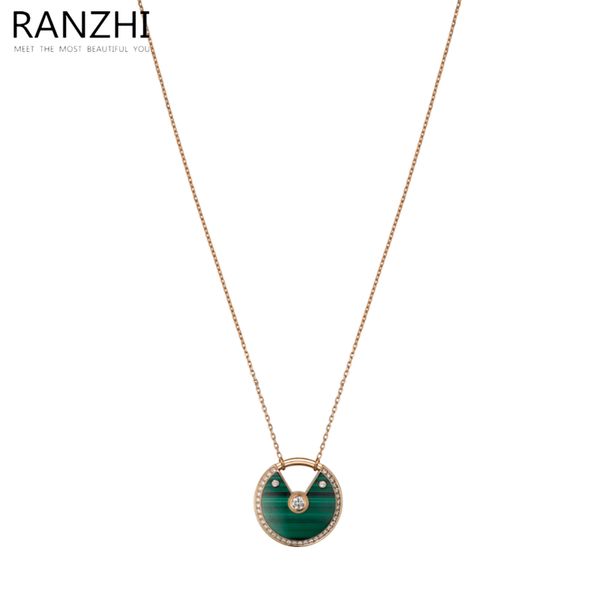ranzhi cadia 925 sterling silver genuine original green with diamond rose gold malachite necklace fashion women jewelry gift
ranzhi cadia 925 sterling silver genuine original green with diamond rose gold malachite necklace fashion women jewelry gift