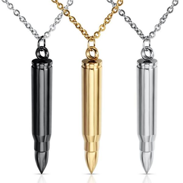 pendant necklaces jewelry fashion punk mens 18k gold plated bullet style necklaces stainless steel necklaces, Silver
pendant necklaces jewelry fashion punk mens 18k gold plated bullet style necklaces stainless steel necklaces, Silver