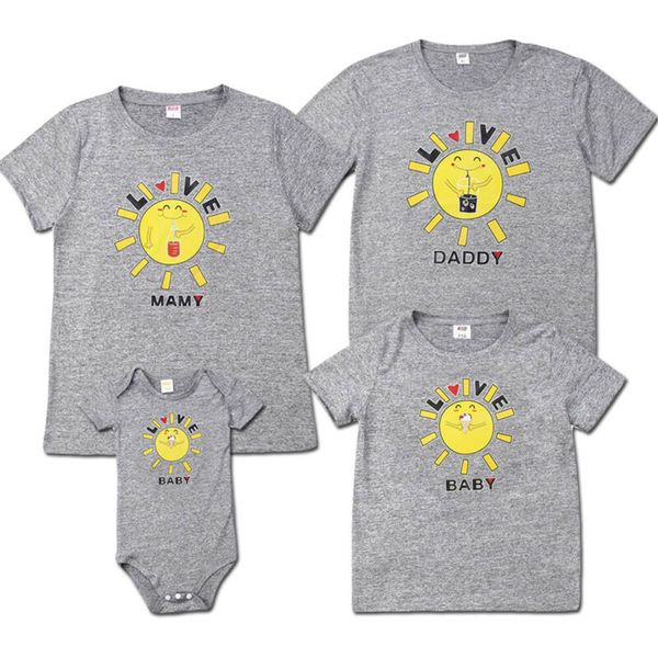 2019 summer family love matching cute sun t-shirt mom dad kid baby shirts casual blouse outfits clothes, Blue
2019 summer family love matching cute sun t-shirt mom dad kid baby shirts casual blouse outfits clothes, Blue