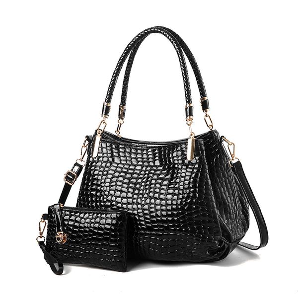women bag shoulder handbag women vintage messenger bags handle crocodile pattern composite bag purse wallet leather
women bag shoulder handbag women vintage messenger bags handle crocodile pattern composite bag purse wallet leather