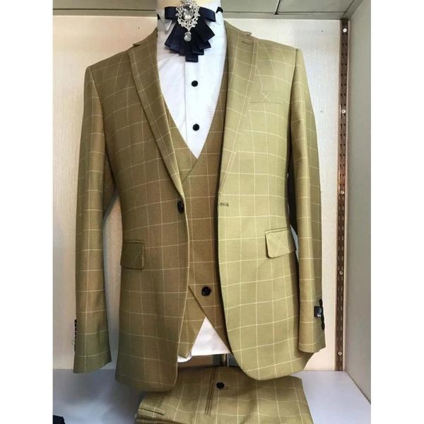 2020 fashion plaid suit men 3 pieces slim fit men suits for wedding prom man blazer yellow groom tuxedo dress jacket pants vest, White;black
2020 fashion plaid suit men 3 pieces slim fit men suits for wedding prom man blazer yellow groom tuxedo dress jacket pants vest, White;black