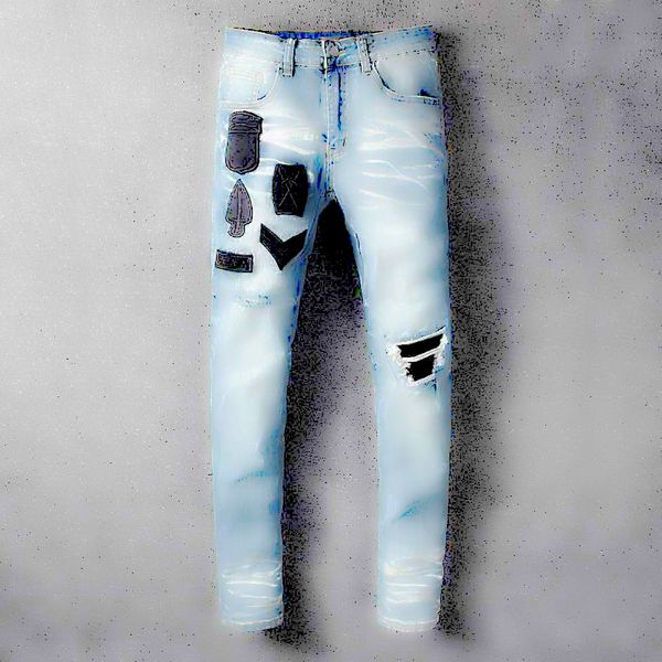 mens amiri jeans тренд дизайнер мужские джинсы роскошные отверстия высокое качество arn42 черные брюки хип-хоп рок спортивные брюки тонкий л, Blue
mens amiri jeans тренд дизайнер мужские джинсы роскошные отверстия высокое качество arn42 черные брюки хип-хоп рок спортивные брюки тонкий л, Blue