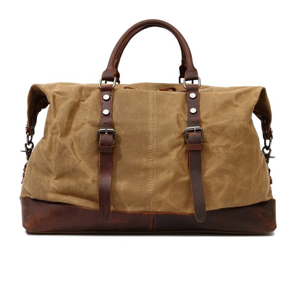 vintage genuine leather with canvas travel big duffle bag large carry on luggage bags weekend tote handbag for men & women
vintage genuine leather with canvas travel big duffle bag large carry on luggage bags weekend tote handbag for men & women