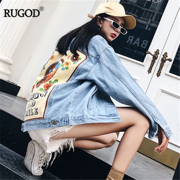 2019 autumn winter fashion print loose jean jacket women casual vintage turn-down collar long sleeve denim jacket casaco, Black;brown
2019 autumn winter fashion print loose jean jacket women casual vintage turn-down collar long sleeve denim jacket casaco, Black;brown