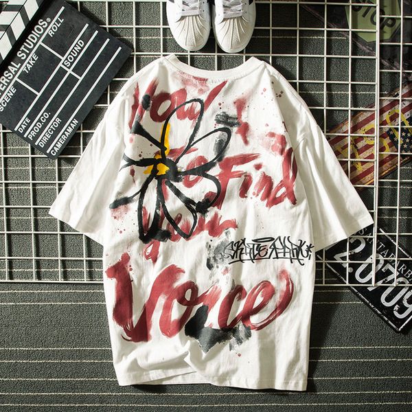 europe and the united states influx of summer harajuku style t-shirt tide brand personality geometric painting hip-hop, White;black
europe and the united states influx of summer harajuku style t-shirt tide brand personality geometric painting hip-hop, White;black