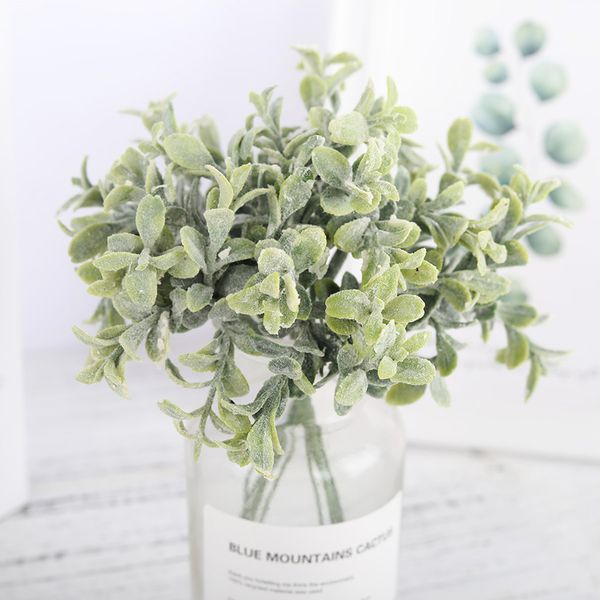 6 pcs plastic artificial flowers fake eucalyptus leaves white small bouquet diy accessories faux plants wedding home decoration
6 pcs plastic artificial flowers fake eucalyptus leaves white small bouquet diy accessories faux plants wedding home decoration