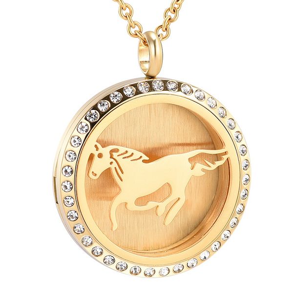 ijp0340 stainless steel cremation gold hollow inlay crystal round horse urn necklace ashes memorial pendant beautiful gift jewelry, Silver
ijp0340 stainless steel cremation gold hollow inlay crystal round horse urn necklace ashes memorial pendant beautiful gift jewelry, Silver