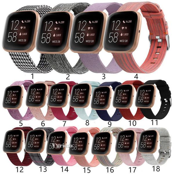 for fibit versa 2 band nylon woven fabric smart watch strap for fitbit versa /versa lite smartband accessories metal clasp
for fibit versa 2 band nylon woven fabric smart watch strap for fitbit versa /versa lite smartband accessories metal clasp
