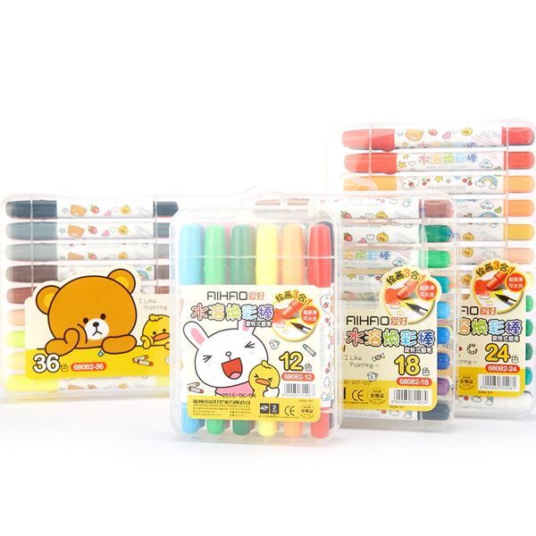 12/18/24/36 colors washable crayons screw open oil pastel safe non-toxic smooth oil crayon for kids art supplies cute stationery
12/18/24/36 colors washable crayons screw open oil pastel safe non-toxic smooth oil crayon for kids art supplies cute stationery