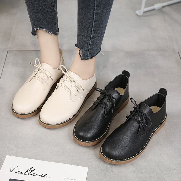 womens derby shoes british style women's heels female footwear casual sneaker round toe autumn all-match leather preppy on, Black
womens derby shoes british style women's heels female footwear casual sneaker round toe autumn all-match leather preppy on, Black