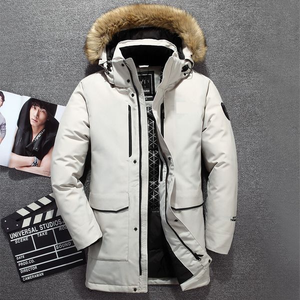 nice down parka men winter jacket men fur collar hooded down coat warm thick long coats -31.c plus size 2xl, Black
nice down parka men winter jacket men fur collar hooded down coat warm thick long coats -31.c plus size 2xl, Black