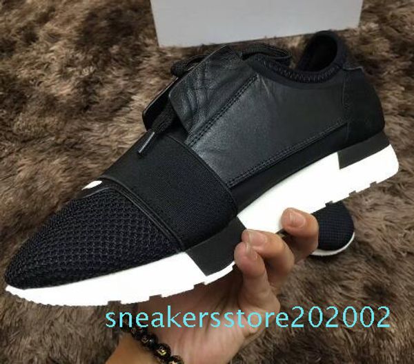 2019 luxury arena sneaker shoes runner red mesh balck leather kanye west race runners men's walking casual trainers party dress s02, Black
2019 luxury arena sneaker shoes runner red mesh balck leather kanye west race runners men's walking casual trainers party dress s02, Black