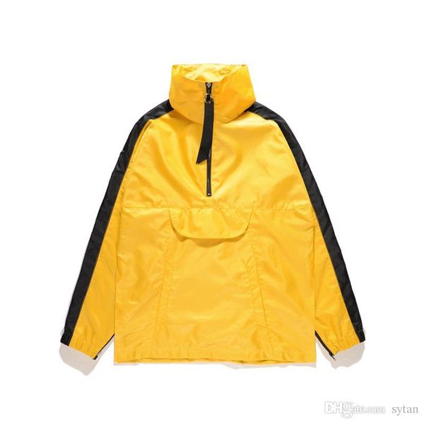 autumn men's fashion loose jackets teenager retro side of the sports jacket lover's oversize pullover striped windbreaker, Black;brown 
autumn men's fashion loose jackets teenager retro side of the sports jacket lover's oversize pullover striped windbreaker, Black;brown