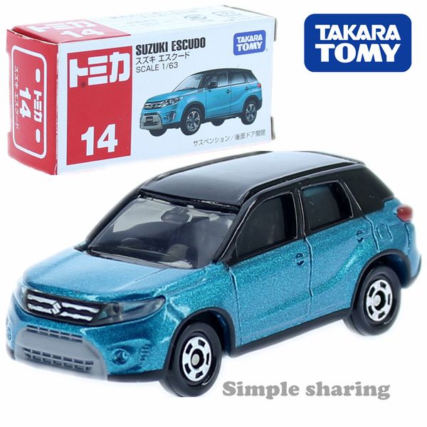 

takara tomy tomica #14 suzuki escudo 1/63 6cm diecast model toy car japan