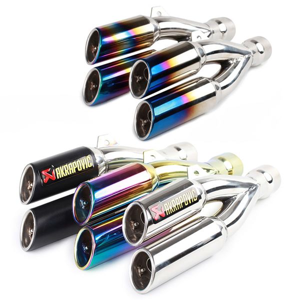 double hole motorcycle exhaust escape modified muffler with movable db killer for ninja250 ninja300 z250 z750
double hole motorcycle exhaust escape modified muffler with movable db killer for ninja250 ninja300 z250 z750
