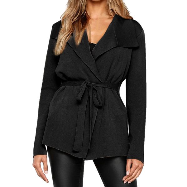womens solid outwear sweater new fashion casual long sleeve pullover coat 2019 black women clothes casacas para mujer, Black;brown
womens solid outwear sweater new fashion casual long sleeve pullover coat 2019 black women clothes casacas para mujer, Black;brown