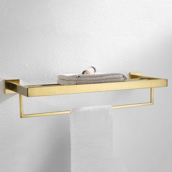 brushed gold stainless steel towel rack square towel rail holder wall mounted bathroom hardware accessories brushed/mirror/black
brushed gold stainless steel towel rack square towel rail holder wall mounted bathroom hardware accessories brushed/mirror/black