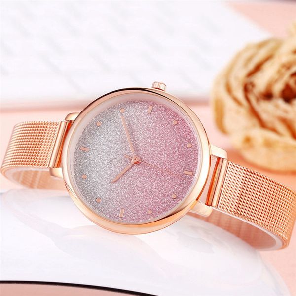 woman watch 2019 fashion starry sky gradient quartz wrist watches for women casual simple ladies women's wristwatch clock, Slivery;brown
woman watch 2019 fashion starry sky gradient quartz wrist watches for women casual simple ladies women's wristwatch clock, Slivery;brown