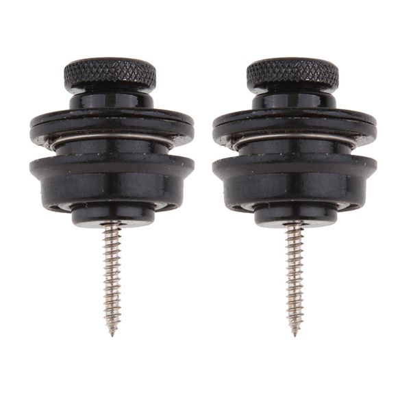 2pcs guitar bass strap retainer quick release strap locks straplock, black, Black;brown 
2pcs guitar bass strap retainer quick release strap locks straplock, black, Black;brown