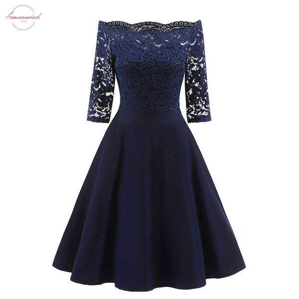 2020 new female dress half sleeve slash neck 1 2 sleeve robe vintage casual party rockabilly 50s 60s lace women dress, Black;gray
2020 new female dress half sleeve slash neck 1 2 sleeve robe vintage casual party rockabilly 50s 60s lace women dress, Black;gray