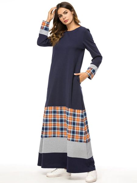 casual plaid patchwrok maxi dress thicken cotton abaya kimono urban long robe gowns loose muslim jubah ramadan islamic clothing, Red
casual plaid patchwrok maxi dress thicken cotton abaya kimono urban long robe gowns loose muslim jubah ramadan islamic clothing, Red